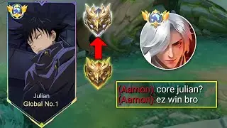 JULIAN VS PRO AAMON IN HIGH RANK!! (who win?) - JULIAN BEST BUILD AND EMBLEM 2024