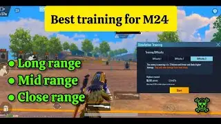 😵Best training for M24 || Top drills to improve your sniping | Long range , Mid range, Close range |