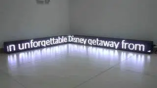 OUTDOOR LED MOVING SIGN  16X288 LED DISPLAYS LED SIGN