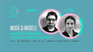 🔴Modă și modele - Maurice Munteanu și Maria Nadolu - Cercul și CINEPUB Live