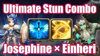 Ultimate Stun Combo Josephine &times; Einheri Debut🤗🤗🤗【Summoners War RTA】