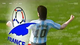 FIFA 16 Classic MOD | Argentina vs Netherlands 1998 &ndash; Epic  VHS Retro Gameplay & Nostalgic Kits