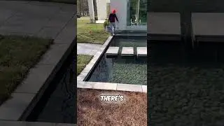 Formal koi pond build! Let&rsquo;s take a final look. #riverbedbuilders #koipond #formalkoipond #koi