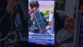 Reminder to self: Do not move a telescope during solar eclipse😭