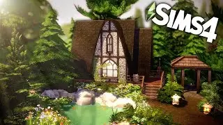 10k Tiny Forest Cabin [NoCC] | Sims 4 Speedbuild and Tour