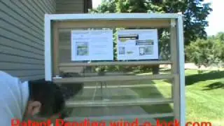 Demonstration of the Window Locking System
