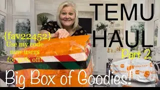 TEMU “BIG BOX OF GOODIES” HAUL ~ Part 2