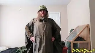 German Bundeswehr Rubberized Poncho-A MUST HAVE!