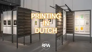 Printing in Dutch exhibition in Birmingham - Walkabout Tour Film | RFW Photo Video