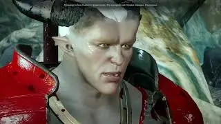 Dragon Age: Inquisition. Inquisitor Adaar meets the Iron Bull