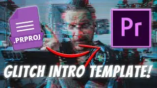 Glitch Intro Premiere Pro 2021, Free Project File