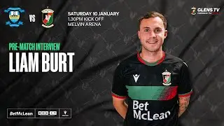 Pre-Match interview |  Strabane Athletic v Glentoran | 10 January 2026 - Liam Burt