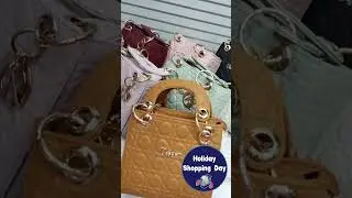 Hand bags Collections For Ladies Gift Ideas with Music From Holiday Shopping Day Women Fashion 2024