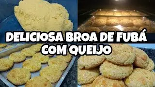 DELICIOSA BROA DE FUBÁ COM QUEIJO | VOCÊ IRÁ SE SURPREENDER COM ESSA RECEITA