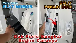 Membuka Plat Nomor & Mengambil Baut Yang Masuk Ke Bodi Vespa Matic | Primavera 150 Iget ABS