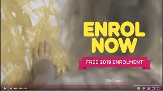 Enrol now for 2019