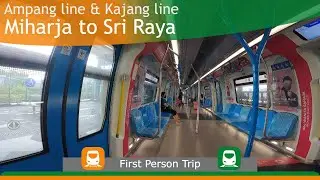 LRT & MRT POV : Miharja to Sri Raya