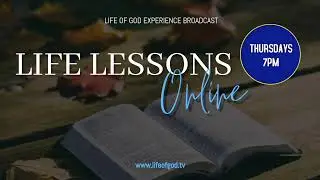 Welcome To Life Lessons Salvation Series