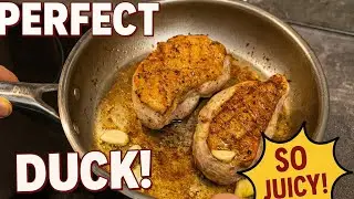 Juicy duck fillet in a pan + cherry sauce - it&rsquo;s just WOW!