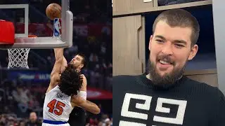 Ivica Zubac Reacts To Dunk On Jericho Sims, Roasts Reporter Postgame