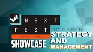 [LIVE🔴] Showcasing Strategy and Management Games | Steam next Fest October 2025
