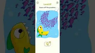 Games DOP 2 Level 97 | Delete One Part Level 97 Walkthrough Solution Scare Off The Predator