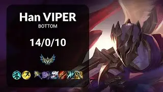 Han Viper Jhin vs Ashe BOTTOM - KR  Patch 14.15
