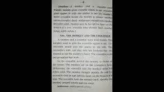 Story Writing |The Monkey And The  Crocodile | English Writing Skills | Let's Learn Grammar