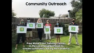 Free Community Art Class for the Local Neighborhood to create community during COVID