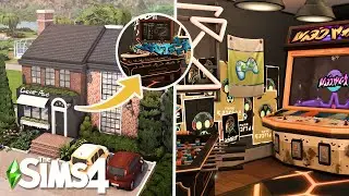 Willow Creek Arcade Bar & Apartment | NO CC | The Sims 4 Speed Build