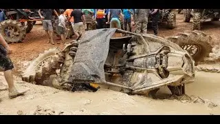 Sabine ATV Park weekend ride with friends--Honda rancher 420 mudding
