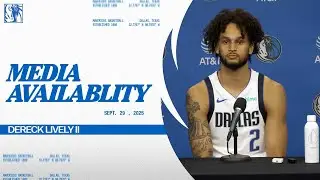 Dereck Lively II | 25-26 Media Day Press Conference | 09/29/25