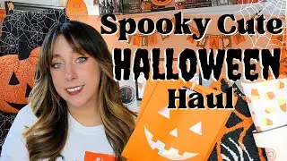 NEW HALLOWEEN HAUL! SPOOKY CUTE!  TJ MAXX + HOMEGOODS | HALLOWEEN HAPPY
