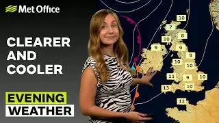 08/09/2025 - Settled evening - Evening Weather Forecast UK - Met Office Weather