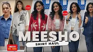 Starting From rs.200 Meesho Shirt Haul Summer Perfect 🤩 Shirt Haul Women #meesho #meeshohaul
