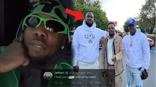 Offset Sends A Message To QC CEO P After Linking Up With J Prince!?
