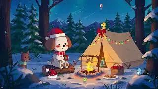 Cozy Christmas Camping 🏕️ Lofi Hip Hop to Relax/Study to