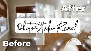 Before & After Studio Reveal! Photographing a reborn baby doll