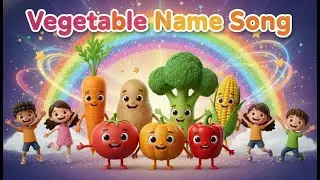 Vegetable Name Song | kids nursery rhyme | #learning #vegetablesong #vegetables #funsongsforkids