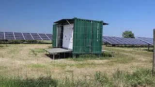 Солнечная электростанция Folly Farm Solar Park рядом с Лонг-Марстоном, округ Дакорум