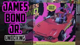 James Bond Jr. Sports Car and Action Figures Unboxing and Build!