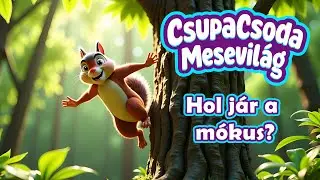 Hol jár a mókus? 🐿️ | Nyugodt erdei gyerekdal | Állatos dal gyerekeknek