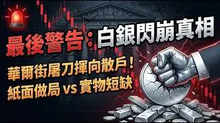 華爾街屠殺散戶真相！白銀暴跌背後的「槓桿陷阱」：為什麼你總是買在山頂、死在谷底？