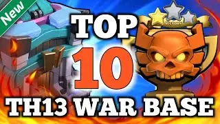 *NEW TOP 10* TH13 WAR BASE WITH LINK | TH13 CWL BASE 2021/ WAR BASE FOR CHAMPION LEAUGE