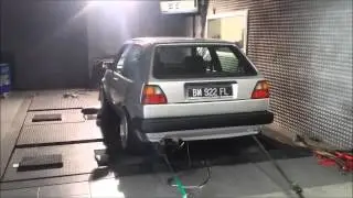 VW GOLF Mk2 R36 Dyno Day