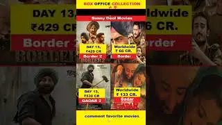 Border 2 Box Office Collection | Sunny Deol, Varun Dhawan | Border | Gadar 2  13 Day Collection,