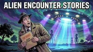 UFO & Alien Encounter Stories | Black Screen With Rain Sounds (Vol.25)