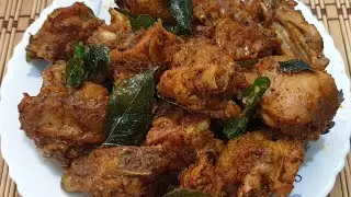 COUNTRY CHICKEN STARTER RECIPE | CHICKEN PEPPER FRY.