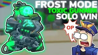 EASY NEW SOLO OP TOXIC GUNNER FROST MODE - Tower Defense Simulator (ROBLOX)