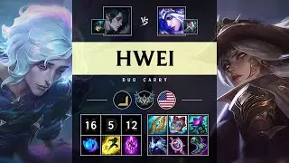 Hwei Carry vs Ashe: Legendary - NA Challenger Patch 14.24